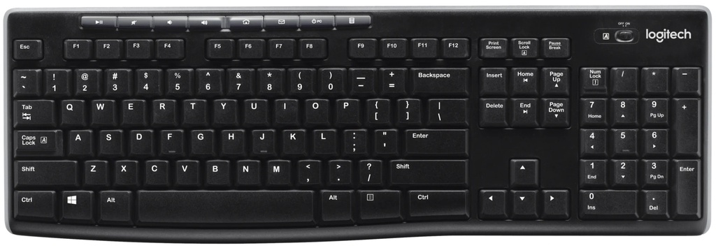 Logitech K270 Wireless Keyboard with Unifying Receiver
