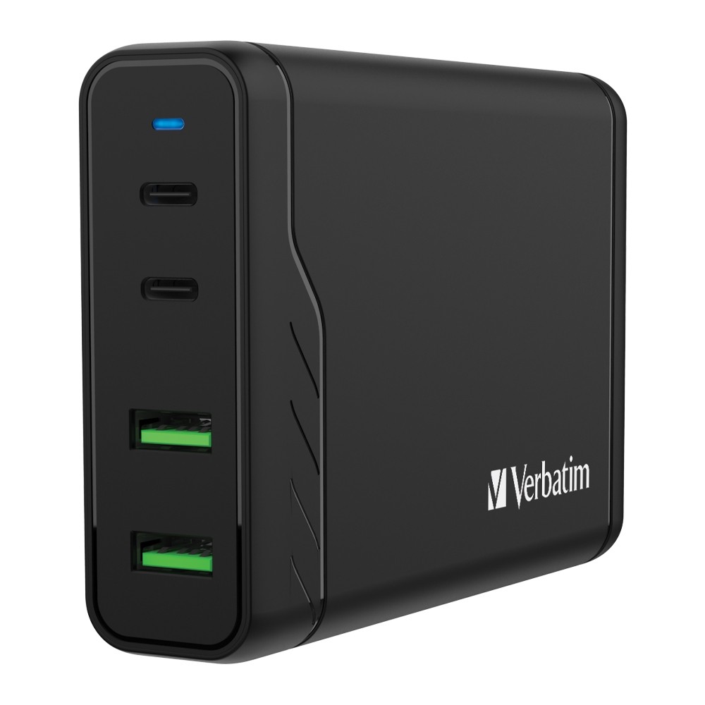 Verbatim 4 Port 100W PD & QC 3.0 USB Charger