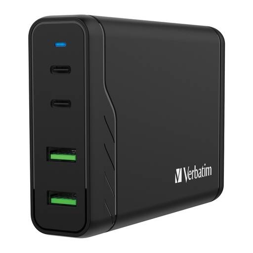[A/VB/66402] Verbatim 4 Port 100W PD & QC 3.0 USB Charger